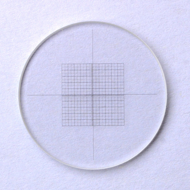 FHCW09.925 Cross Net Ruler Stereoscopic Graticule