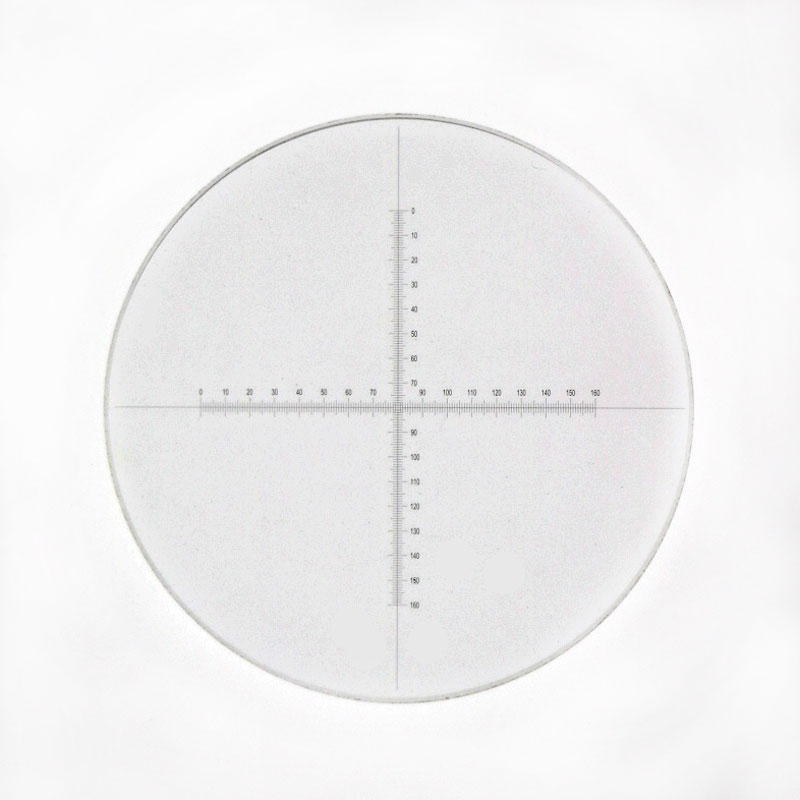 FHCW09.942 DIV 0.1mm Cross Line Optical Microscope Ocular Micrometer