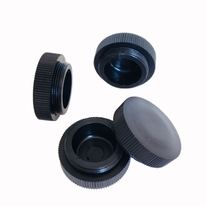 Standard RMS Screw Cap Plastic Black Microscope Objective Lens Cover Microscope Objective Port Dust Cover for Protection WG02.0232