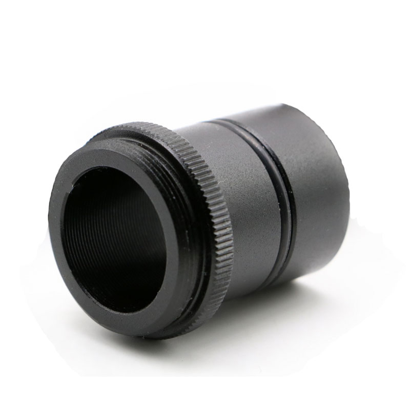 1X空筒 电子目镜显微镜 工业相机接口 带橡胶圈 C接口 适配器 外径23.2mm