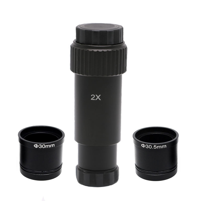 2X显微镜接筒 C接口 电子目镜 缩小镜 usb相机接口 23.2接口 JT0506.0546