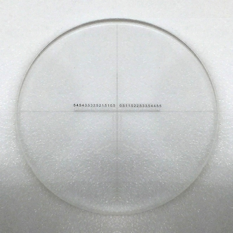 FHCW09.927.200 Optical Glass Microscope Micrometer DIV 0.05mm Ocular Glass Slides
