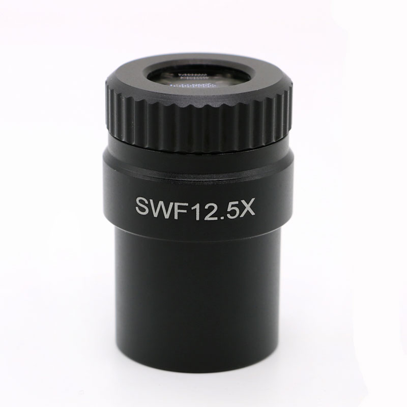 SWF12.5X/20mm Wide Angle Eyepiece 20mm Large View 30mm Mounting Adjustable Microscope Eyepiece for Biological Stereo Microscope JT0506.0583