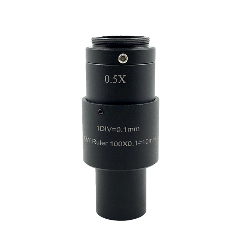 0.5X Microscope Camera Lens with Micrometer Inside